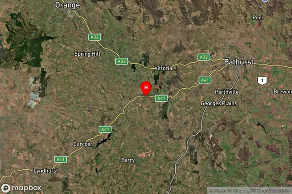 Kings Plains,New South Wales Satellite Map