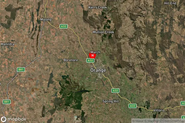 Ammerdown,New South Wales Satellite Map