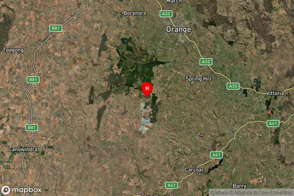 Cadia,New South Wales Satellite Map