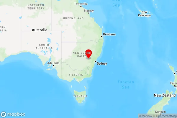 Calare,New South Wales Region Map