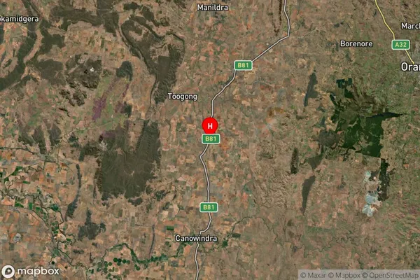 Cranbury,New South Wales Satellite Map