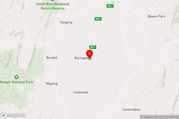 Cranbury,New South Wales Area Map