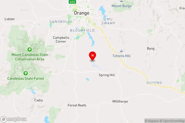 Huntley,New South Wales Area Map