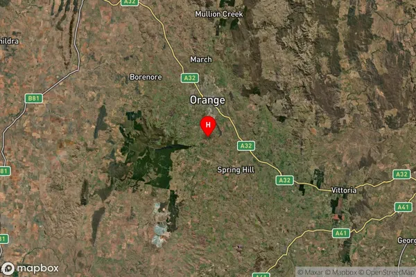 Spring Creek,New South Wales Satellite Map