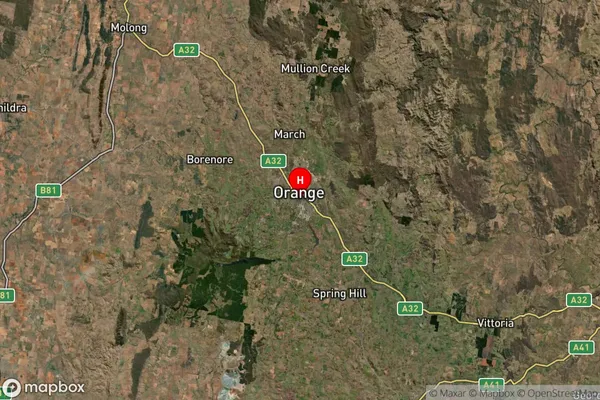 Warrendine,New South Wales Satellite Map