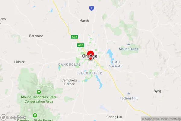 Warrendine,New South Wales Area Map