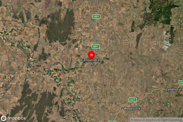 Canowindra,New South Wales Satellite Map