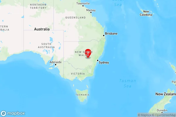 Eugowra,New South Wales Region Map