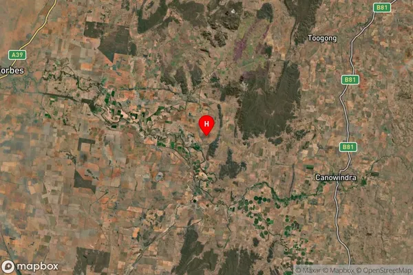 Trajere,New South Wales Satellite Map