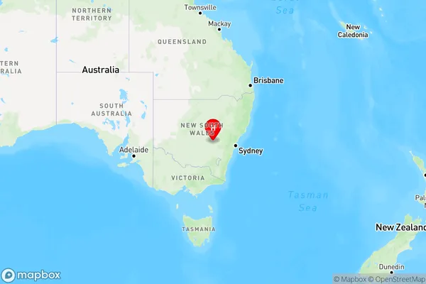 Trajere,New South Wales Region Map