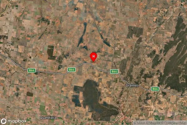 Piney Range,New South Wales Satellite Map