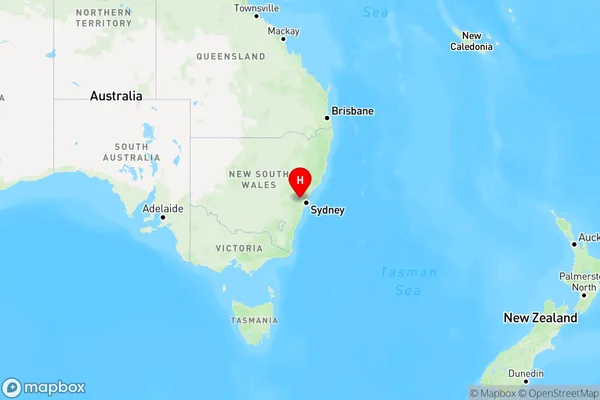 Hawkesbury Heights,New South Wales Region Map