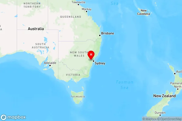 Woodford,New South Wales Region Map