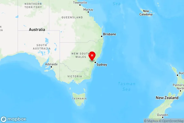 Shipley,New South Wales Region Map