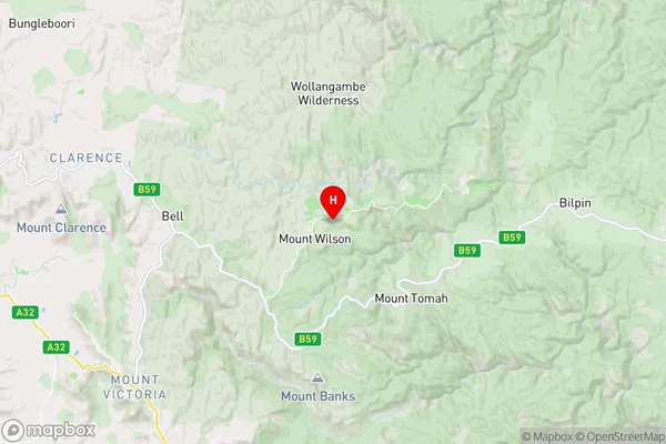 Mount Wilson,New South Wales Area Map