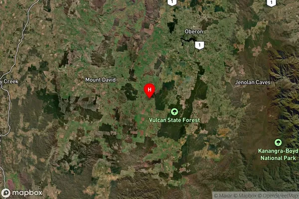 Black Springs,New South Wales Satellite Map