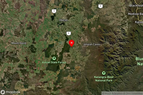 Chatham Valley,New South Wales Satellite Map