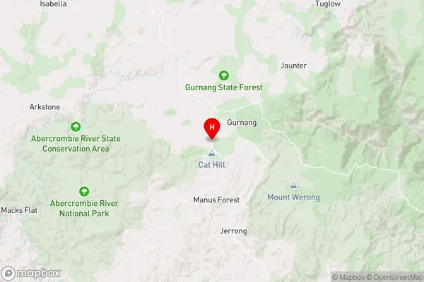 Gurnang,New South Wales Area Map