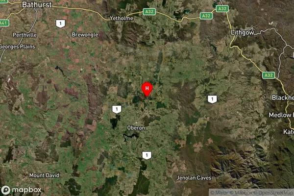 Hazelgrove,New South Wales Satellite Map