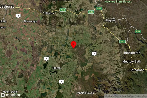 Mount Olive,New South Wales Satellite Map