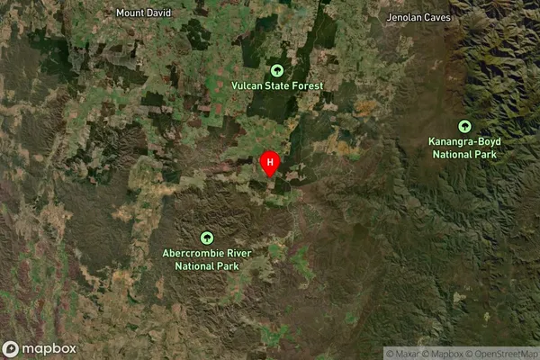 Porters Retreat,New South Wales Satellite Map