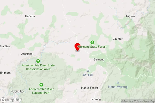 Porters Retreat,New South Wales Area Map