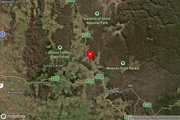 Blackmans Flat,New South Wales Satellite Map