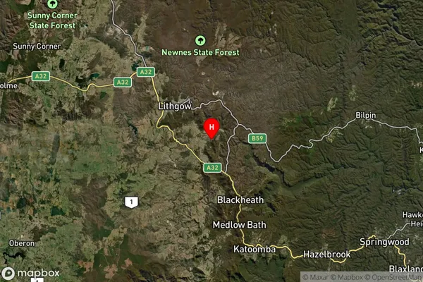 Hartley Vale,New South Wales Satellite Map