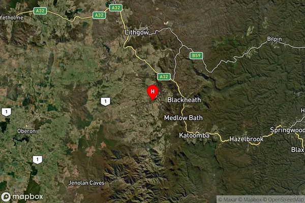 Kanimbla,New South Wales Satellite Map