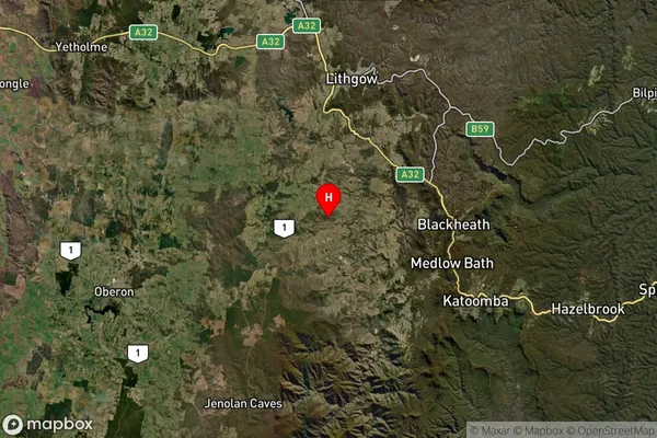 Lowther,New South Wales Satellite Map