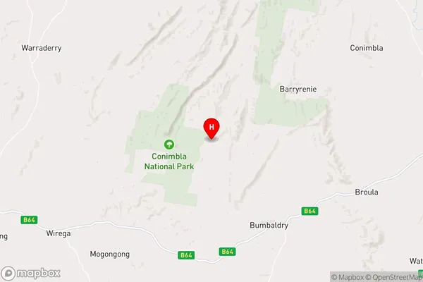 Bumbaldry,New South Wales Area Map