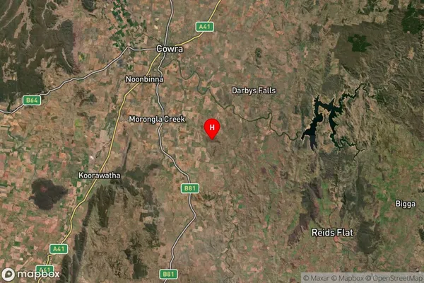 Mount Collins,New South Wales Satellite Map