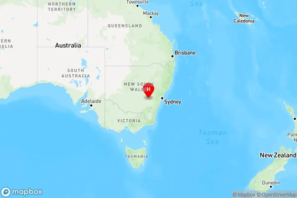 Mount Collins,New South Wales Region Map