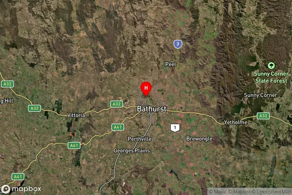 Abercrombie,New South Wales Satellite Map