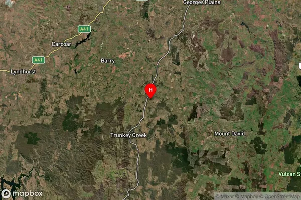 Arkell,New South Wales Satellite Map