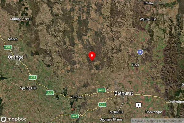 Billywillinga,New South Wales Satellite Map