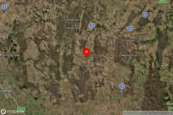 Bruinbun,New South Wales Satellite Map