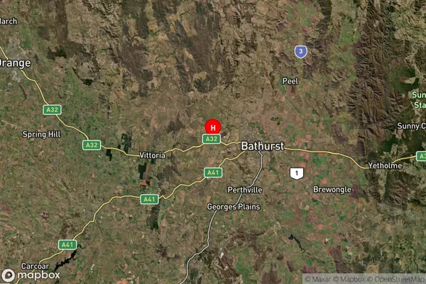 Dunkeld,New South Wales Satellite Map