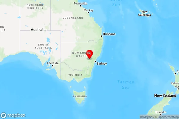 Dunkeld,New South Wales Region Map