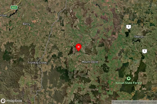 Gilmandyke,New South Wales Satellite Map