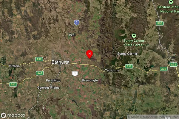 Glanmire,New South Wales Satellite Map