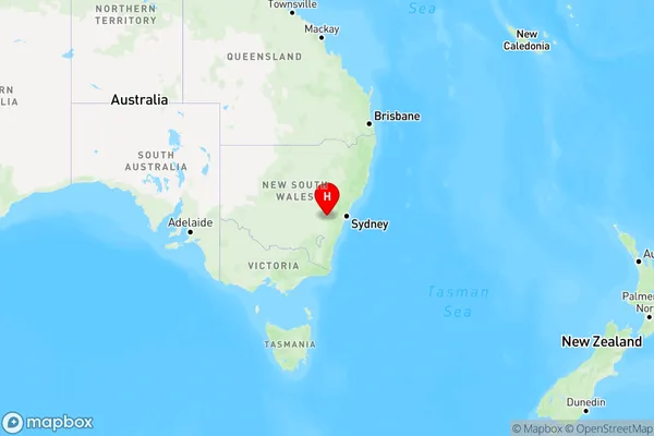 Isabella,New South Wales Region Map