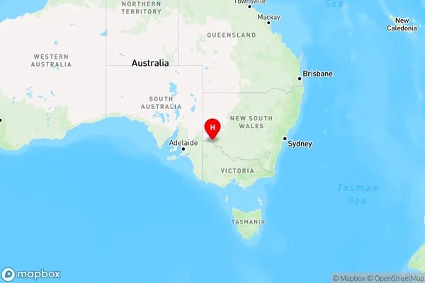 Gol Gol,New South Wales Region Map