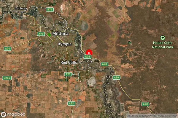 Monak,New South Wales Satellite Map