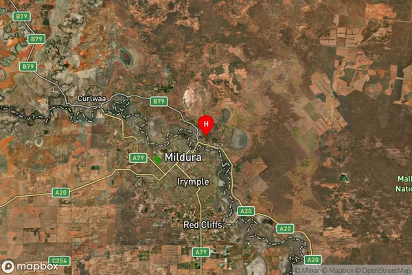 Buronga,New South Wales Satellite Map