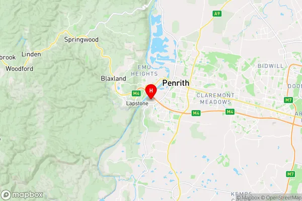 Regentville,New South Wales Area Map