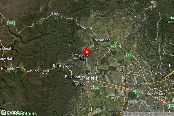 Castlereagh,New South Wales Satellite Map