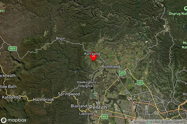 Grose Vale,New South Wales Satellite Map