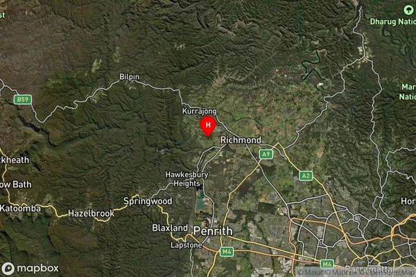 Grose Wold,New South Wales Satellite Map