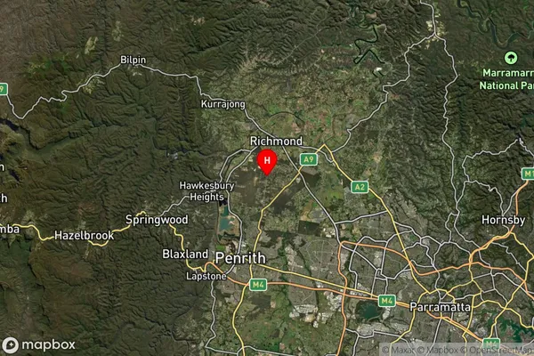 Londonderry,New South Wales Satellite Map